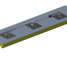 Producte Línea de Vida sobre  Peanas para Cubierta Deck